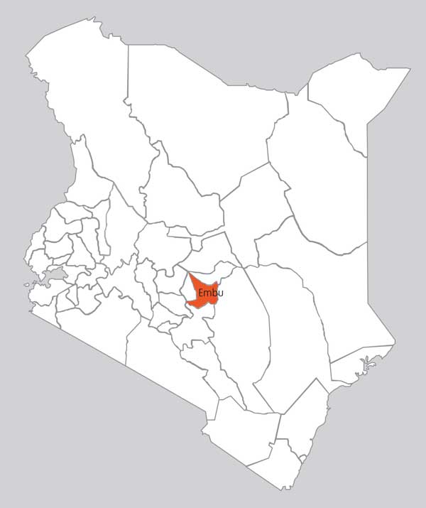 Embu Kenya Map