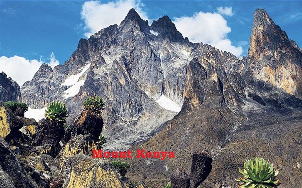 Describe The Physical Characteristics Of Kenya   Mount Kenya.JPG