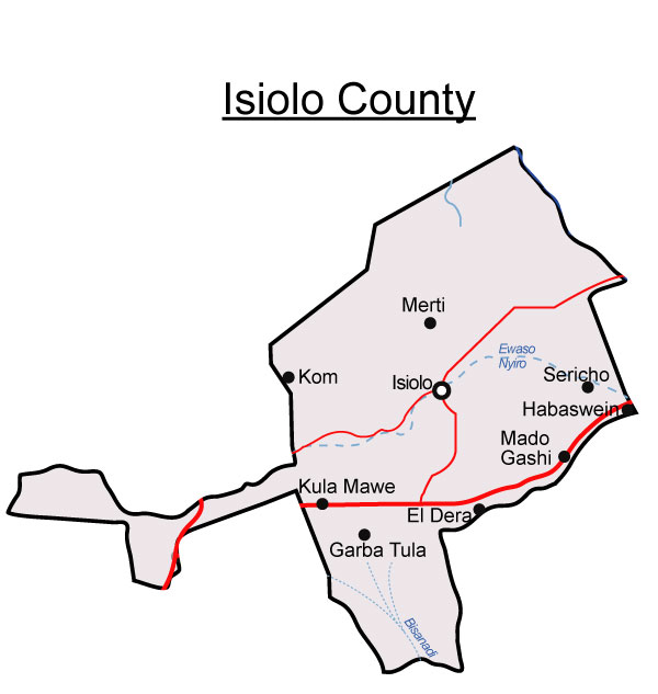 Isiolo County Map