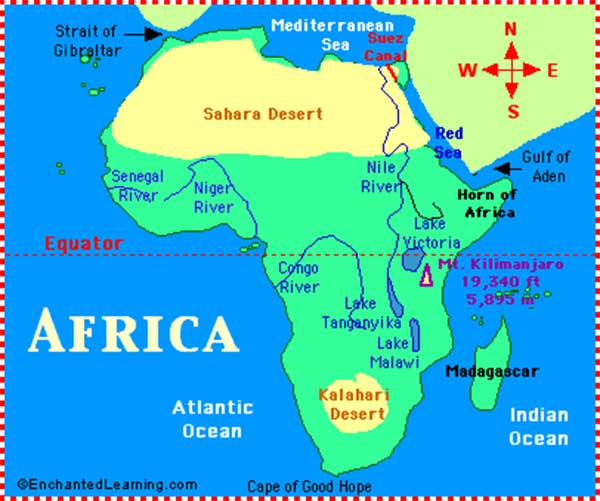 Jungle Maps: Map Of Africa Lake Tanganyika