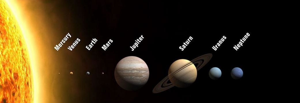 list of nine planets in order from sun